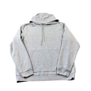 Alo Yoga Micro Waffle Fast Break Hoodie Large Sized Hoody Gray